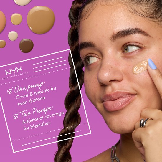Nyx Professional Makeup Bare With Me Concealer Serum - Deep Golden - Concealer - Diepe Gouden