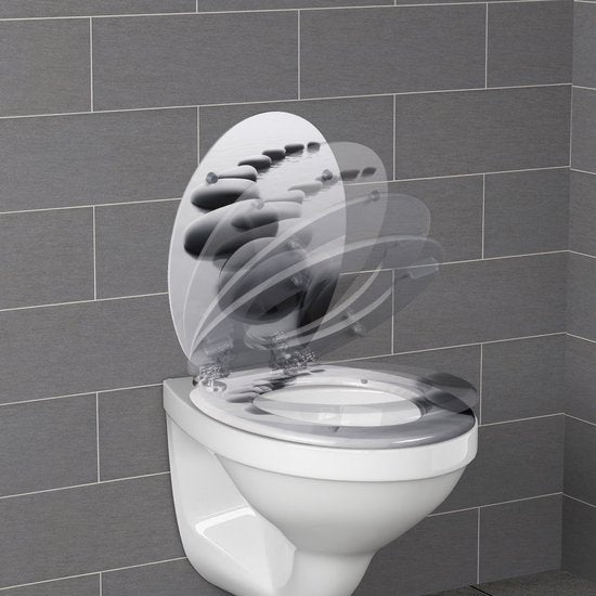 WC Bril Stenen– Sotf Close Antibacterieel – MDF 150kg