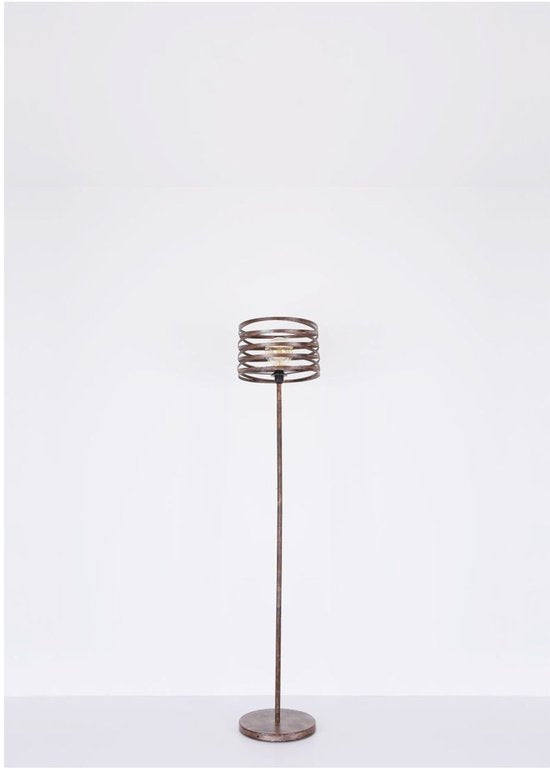 Vloerlamp MARCO Metaal 158.0cm Matt zwart | Roest E27 1-Lichts