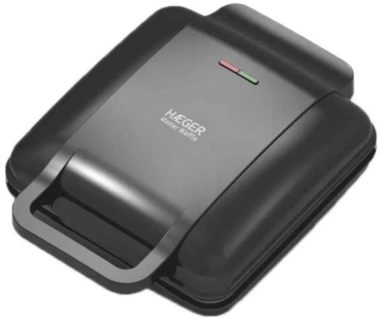 Haeger WM-140.001A wafelijzer 2 wafel(s) 1400 W Zwart