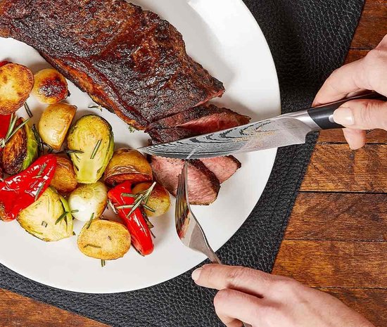Trusted Butcher steakmessenset Het scheermesscherpe steakmes