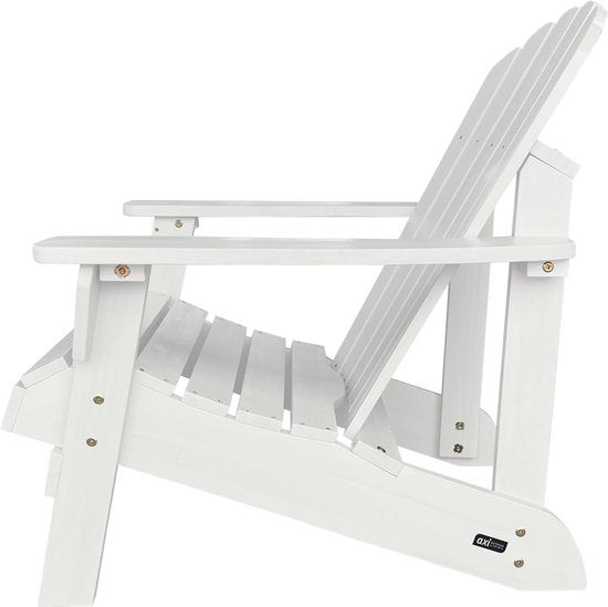 AXI Carmen Adirondack Stoel – Houten loungestoel met armleuningen – Hoge rugleuning - 90,5x78,4x93cm