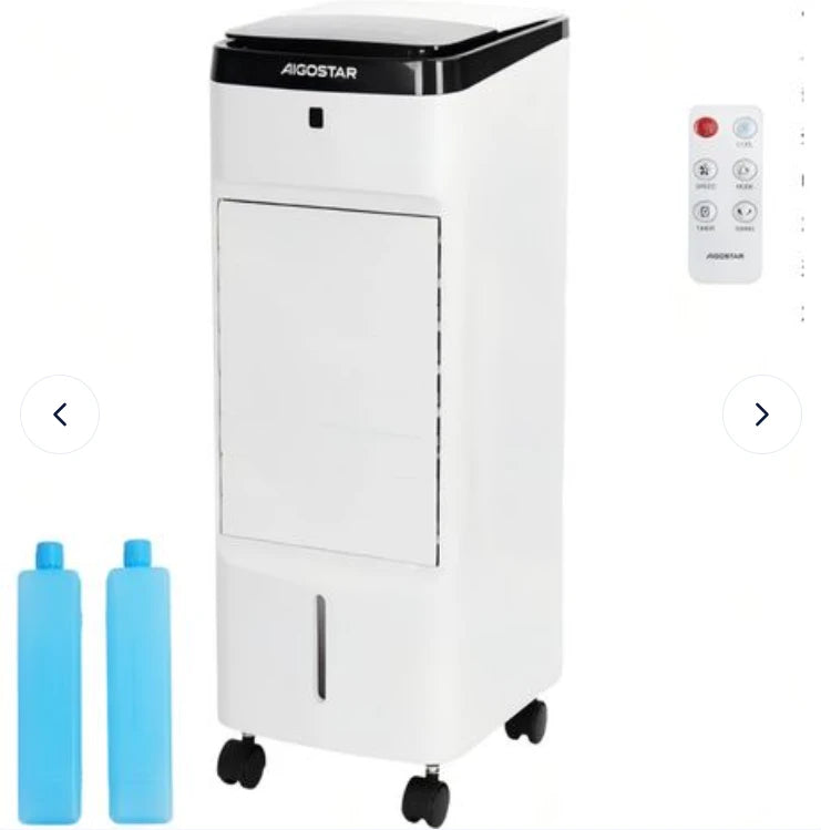 Aigostar draagbare luchtkoeler - 3,5 liter - 60 W