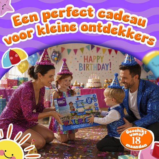 KidzKraze® Watertafel XL - Buitenspeelgoed – Watertafel - Sensorisch Speelgoed - Activiteiten Tafel – Waterbaan - Zandtafel Voor Kinderen - Waterspeeltafel Speelgoed - Incl. Accessoires