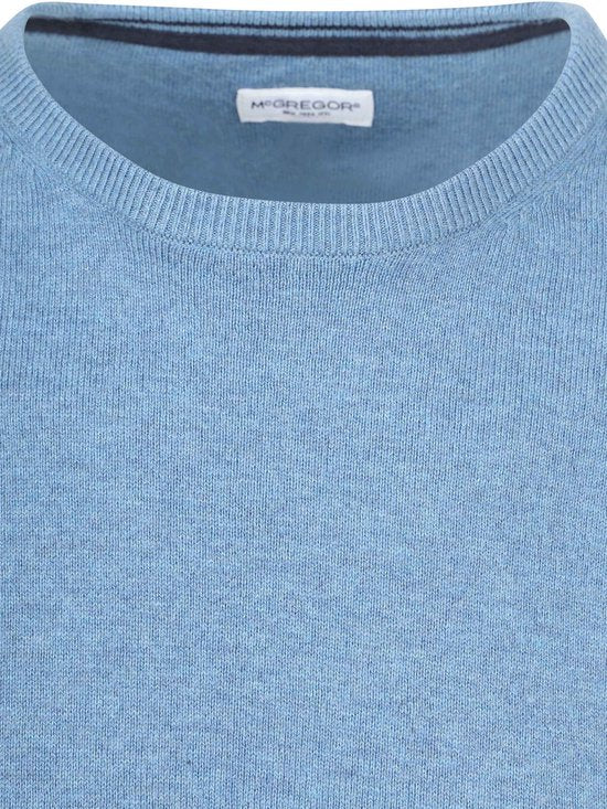 McGregor Trui Merino Blend Lichtblauw - Maat M - Heren - Pullovers