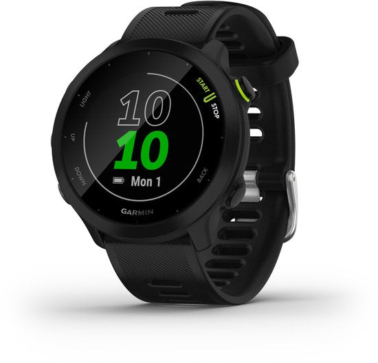 Garmin Forerunner 55 - Sporthorloge met GPS Tracker - Geschikt voor Hardlopen - 42mm - Zwart