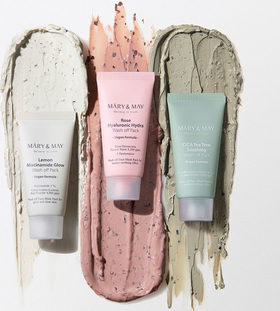 Mary & May Hyaluronice Hydra Wash Off Pack 30g - Koreaanse huidverzorging