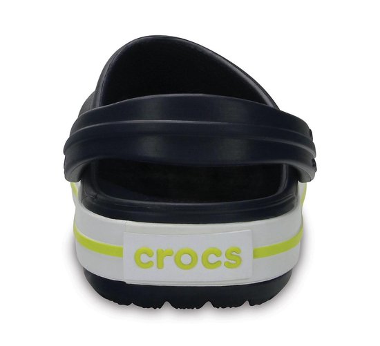 Crocs Instappers - Maat 20/21 - Unisex - donker blauw/wit/geel