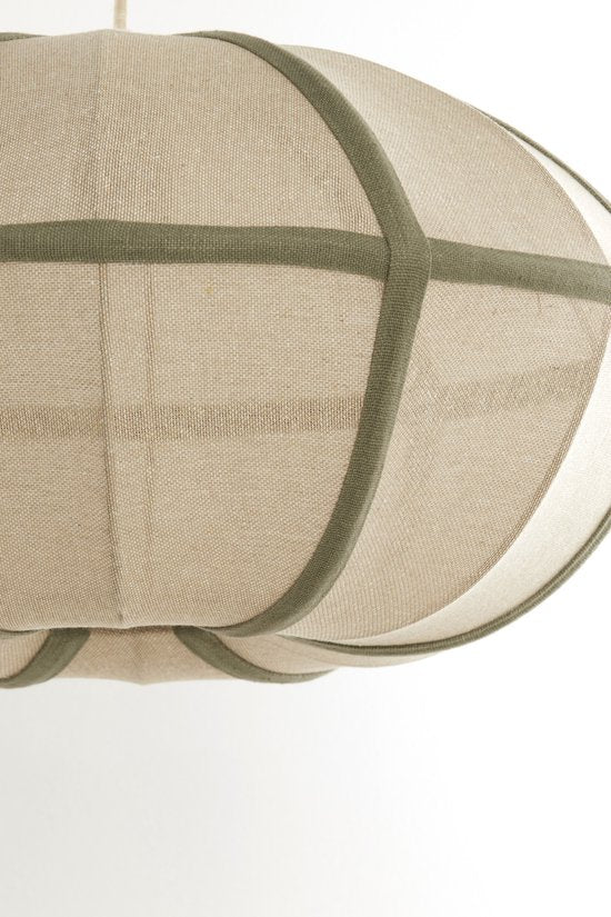 Light & Living - hanglamp - Mirelys - naturel - textiel - Ø 49cm - E27 - 2995084