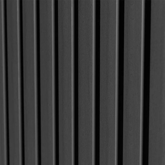 Juskys Jusky's - Akoestische Wandpanelen - Set Van 4 - Donkergrijs Eiken - 2,88 m² - Houten Design & Geluiddempend