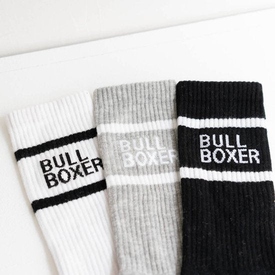 Bullboxer - Sokken - Vrouw - Wit - Zwart - Grijs - 39 - 42 - Sokken