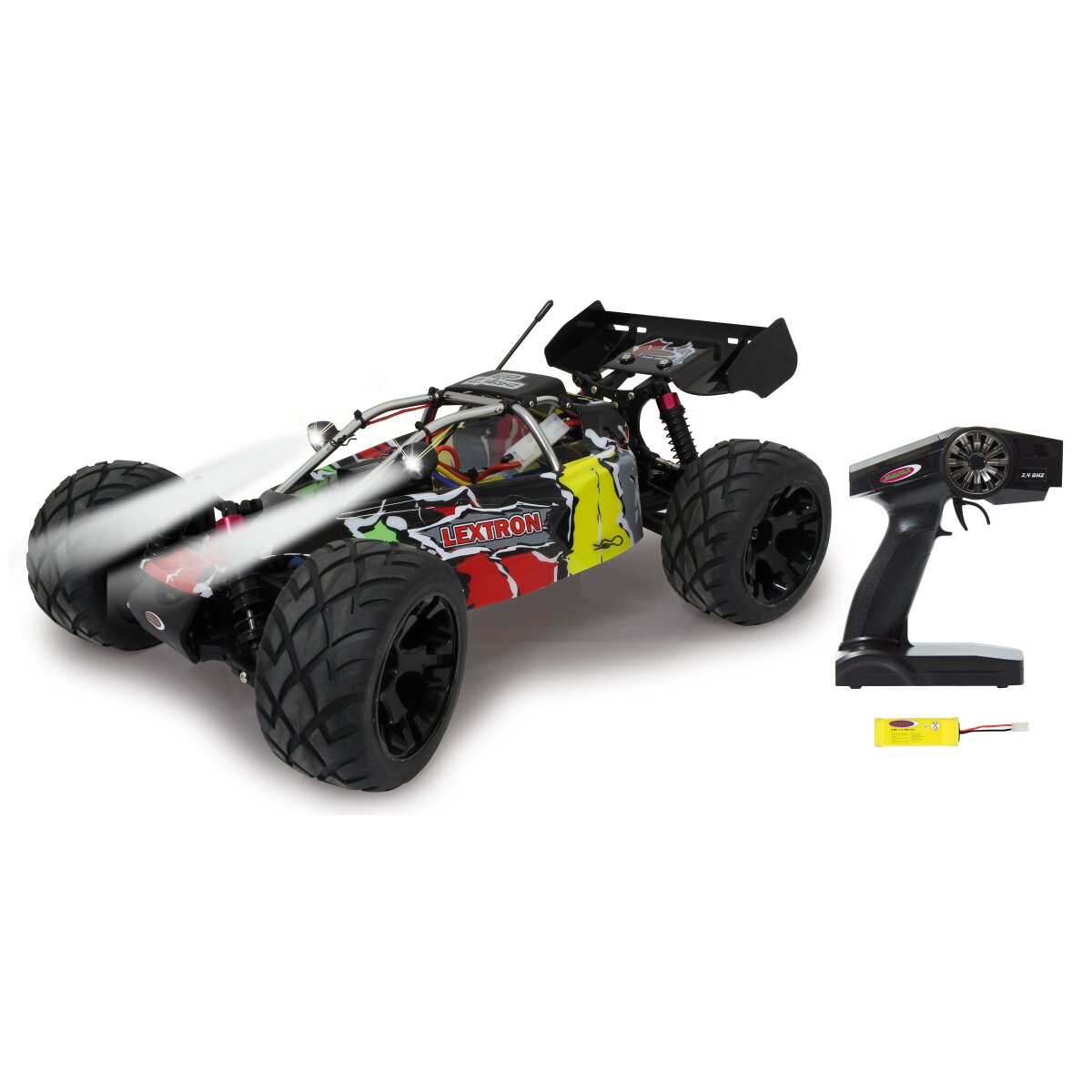 Jamara Lextron Desertbuggy 4WD – 1:10 – 35 km/u – Grijs – Met LED en NiMh accu