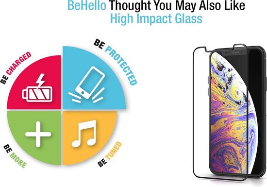 BeHello iPhone 11 Liquid Silicone Case Zwart