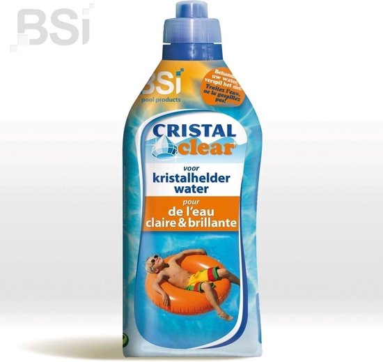 BSI - Cristal Clear - Voor Kristalhelder zwembadwater - Zwembad - Spa - 1 l