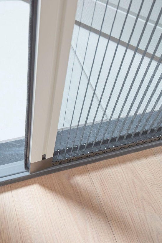 Bruynzeel Plissé S900 Hordeur - Voorgemonteerd - Aluminium - 96 x 232-236 - Wit