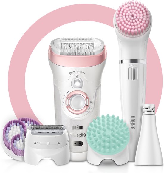 Braun Silk-épil Beauty Set 9 9-995 Deluxe - Epileerapparaat - Scheerapparaat - Scrubben En Reiniging