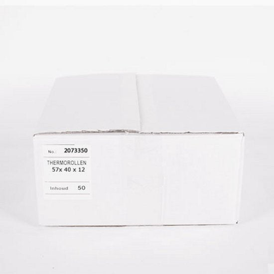 Pinrollen 57x40x12 mm - Thermorollen 55gram - 50 thermische rollen per doos