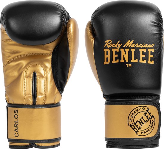 Benlee Carlos Kunstlederen Bokshandschoenen Zwart 10 oz