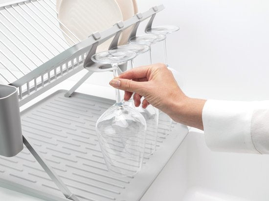 Brabantia SinkSide Afdruiprek - Inklapbaar - met Bestekhouder - Mid Grey