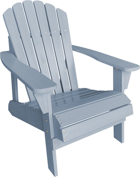 AXI Carmen Adirondack Stoel – Houten loungestoel met armleuningen – Hoge rugleuning - 90,5x78,4x93cm