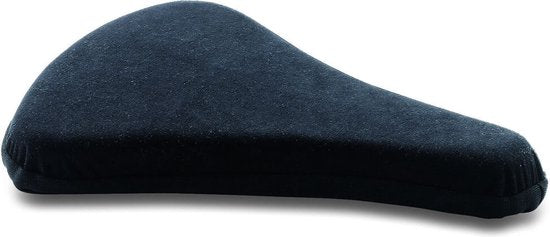 TEMPUR® - Fietszadeldekje - Zwart - 33.5 x 33 x 3 cm - Large - Fietszadelhoes - Comfort - Traagschuim