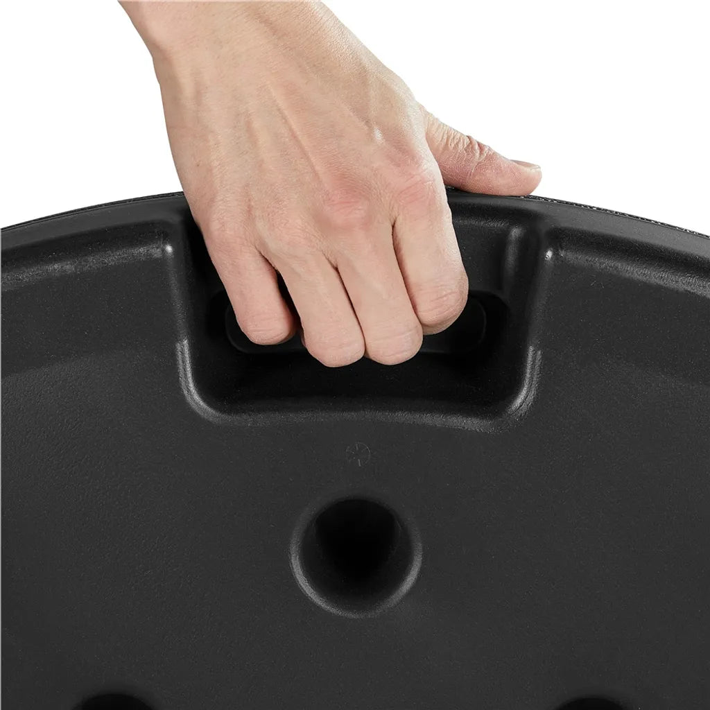 Yaheetech Parasolvoet 4-delige Vulbare Set voor Zweefparasol - Zwart - 100 x 100 x 7,5 cm
