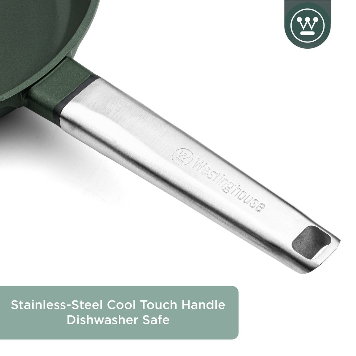 Westinghouse Performance Series Grillpan - Oven Geschikt - 28 cm - Groen
