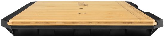 ToughBuilt® StackTech Work Surface — Werkblad 80 x 50 cm, grijs, bamboe