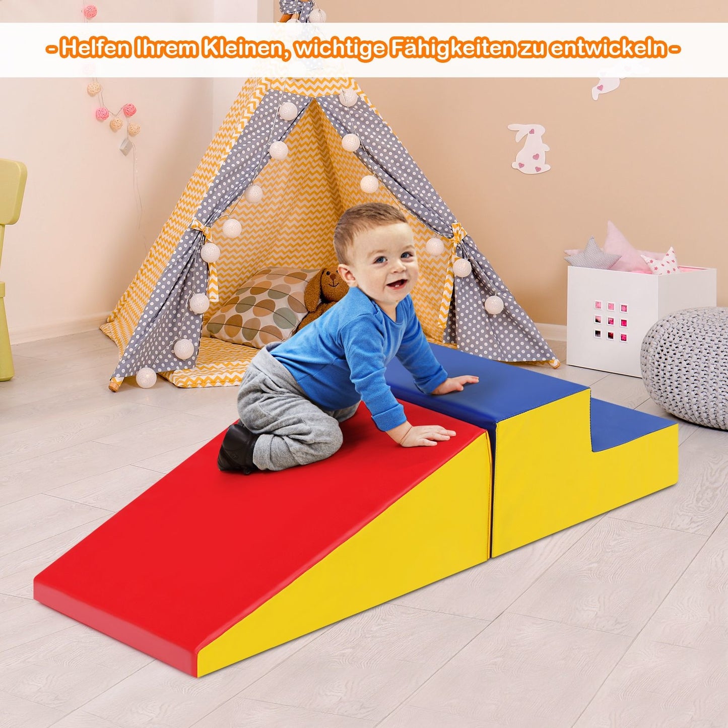 Coast 2ST. Zachte bouwstenen, gigantische bouwstenen, grote bouwstenen, bouwstenen, schuimbouwstenen, rood en blauw