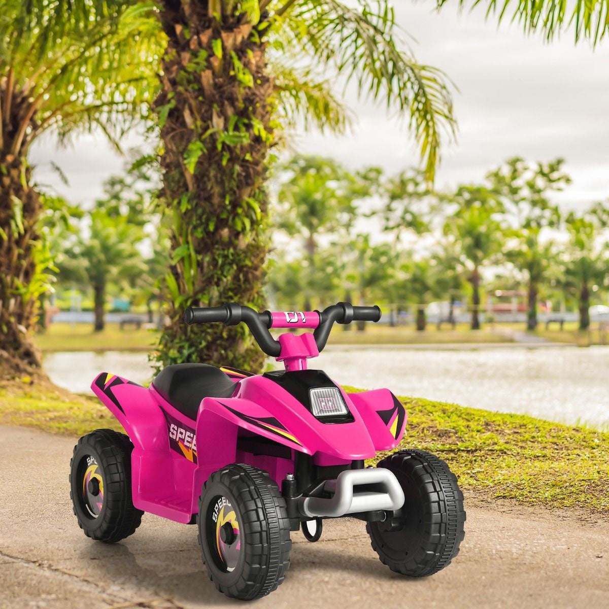 Coast Stroller Mini Electroquad 6 V Battery-Operated Quad 2,8-4,6 km / u Pink Pink