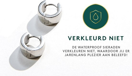 Laura Ferini Dames Oorbellen Milana Zilver - Zilverkleurige Oorhangers - Dames Oorknoppen - Sieraad - Accessoires - Sieraden
