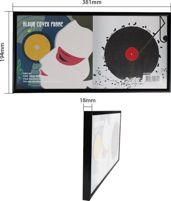 VDD Lp vinyl platen wissellijst voor 7 inch singles