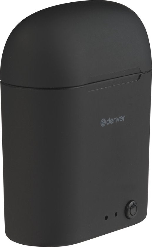 Denver TWE-46 - Earbuds - Wireless - Draadloos Oordopjes - Bluetooth - met oplaad case - handsfree - sporten - headset - In-ear - Bluetooth 5.0 - Zwart