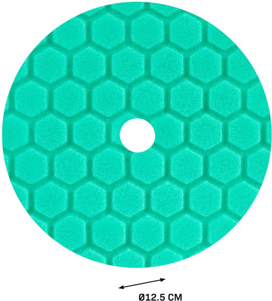 VONROC Polijstschijven - Ø 125mm – Poetsschijven - Complete set van 5 stuks correctie, glansherstel en finish