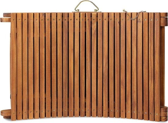 Casaria Ligstoel 2 Stuks - FSC®-Gecertificeerd Acaciahout – Bruin