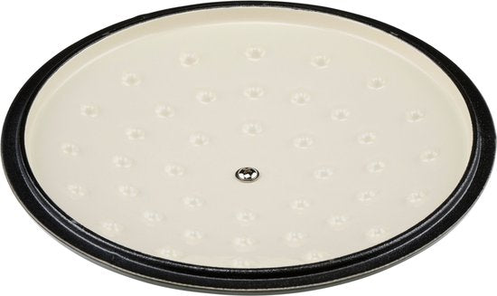 alpina Braadpan Gietijzer met Deksel - Bakpan ⌀ 24 cm - Alle Warmtebronnen - Groen