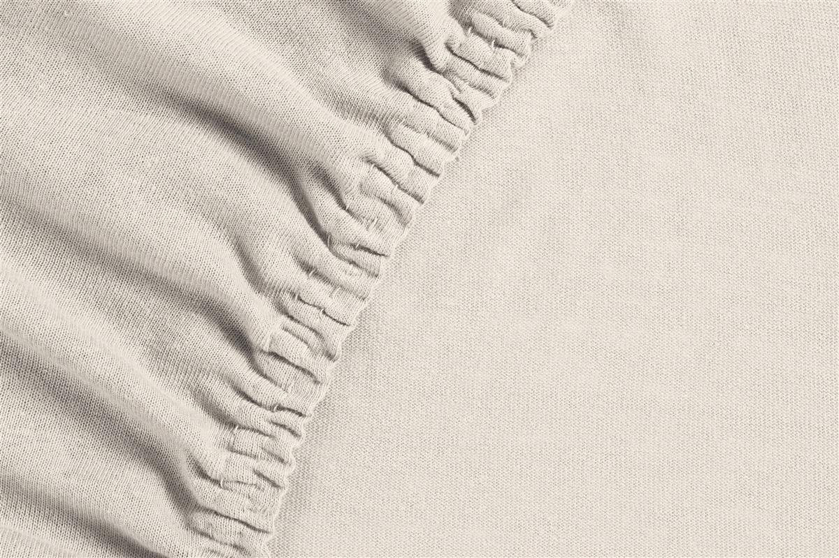 Ambiante Jersey - Hoeslaken - 160x200/210 - Zand