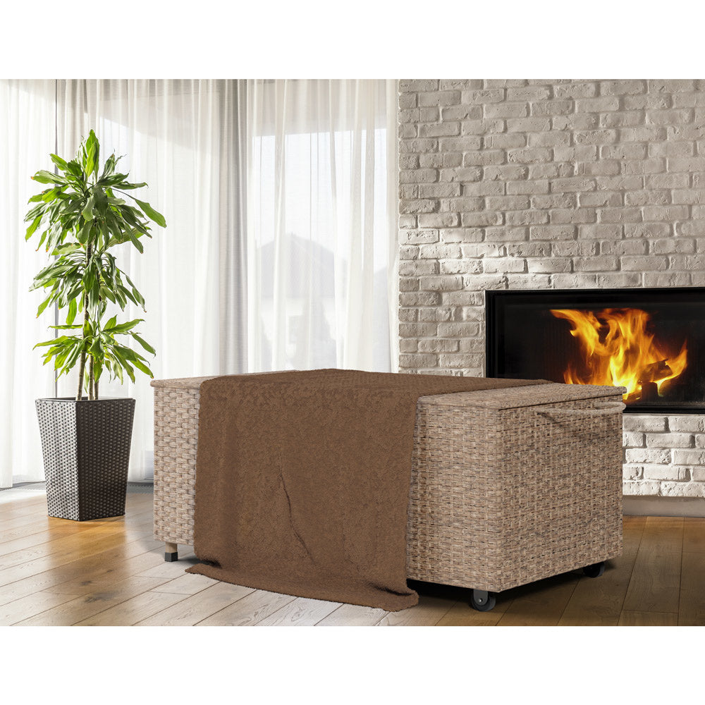 Casaria Opbergkist – Weerbestendig 122x56x61cm 360L - Crème