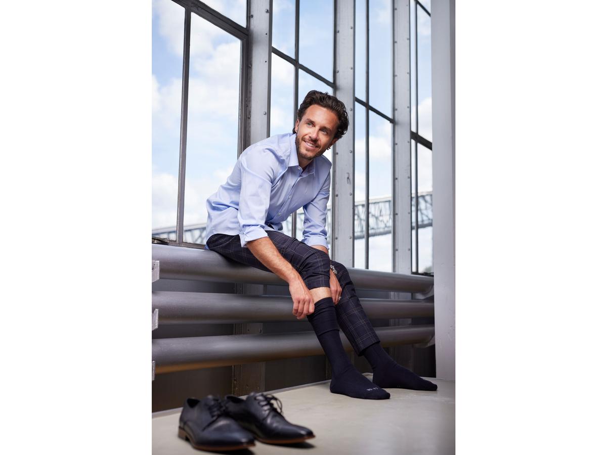 Comfort Essentials Merinowollen Kniekousen - Duurzaam & Comfortabel - maat 43-46 - dark melange