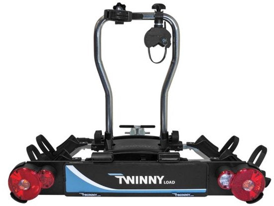 Twinny Load Fietsendrager e-Carrier II - Kantelbaar - Trekhaak - 2 Fietsen - afsluitbaar