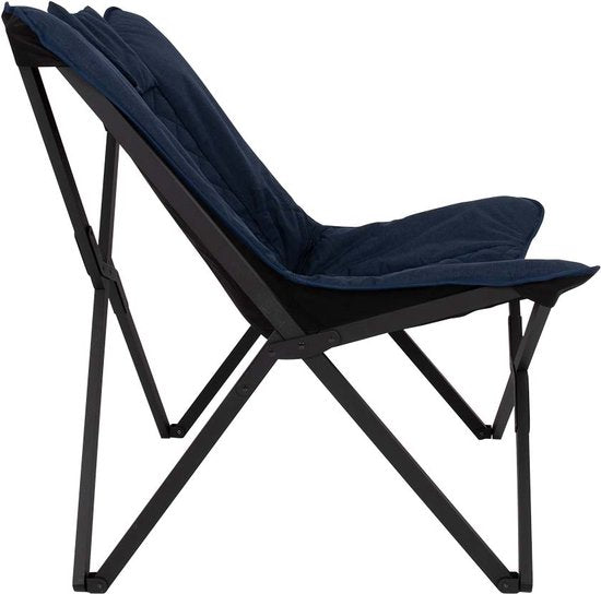 Bo-Camp - Industrial - Relaxstoel - Molfat - Cationic - Blauw