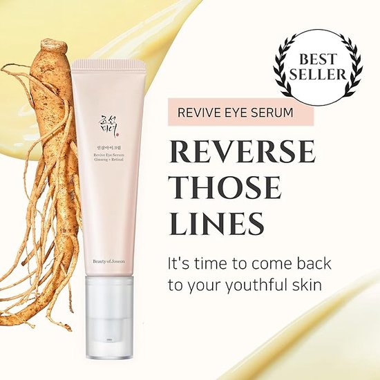 Beauty of Joseon - Ginseng + Retinal Revive Oogserum 30ml Koreaanse huidverzorging
