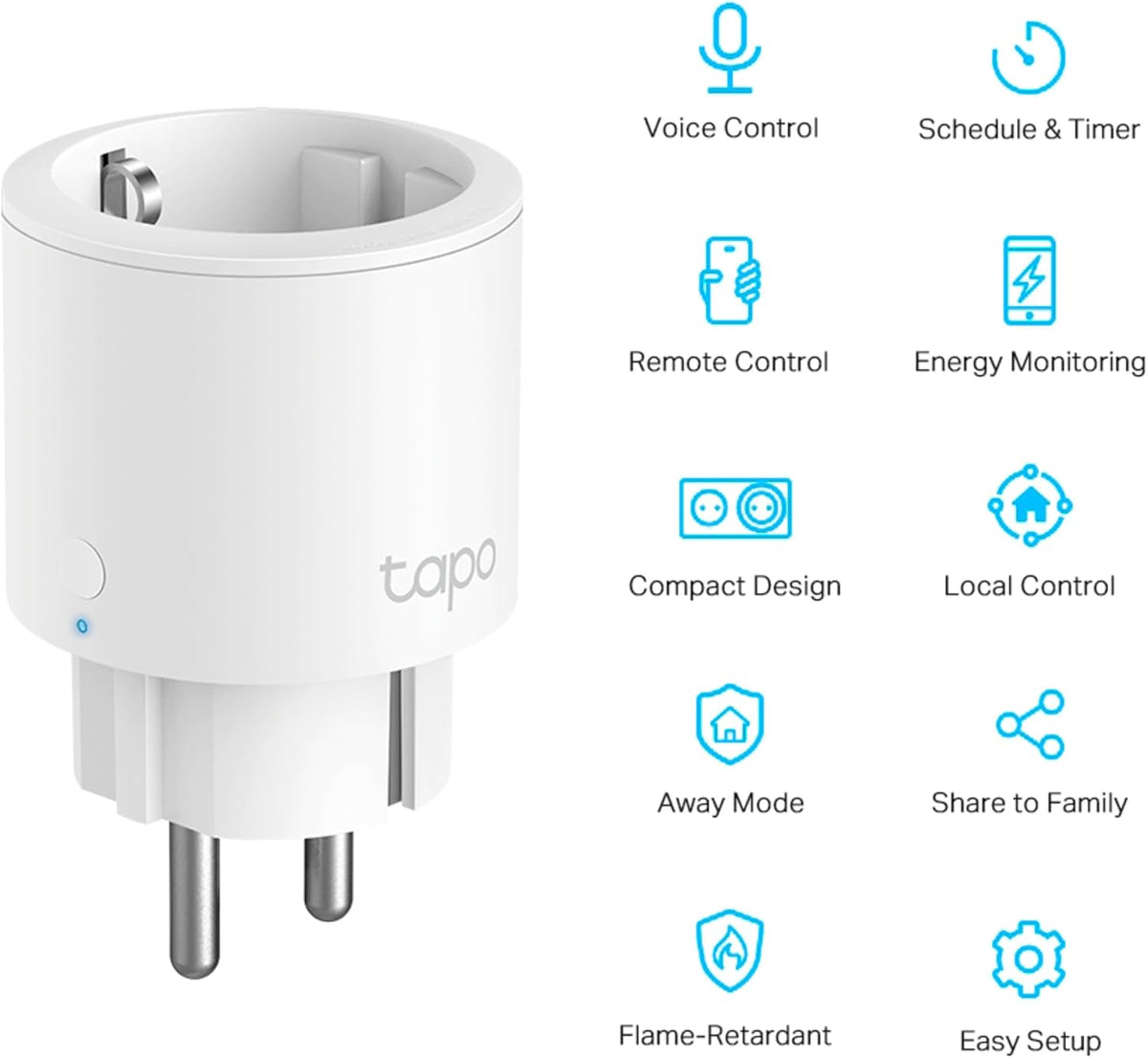 TP-Link tapo P115 smart plug 3680 W wit