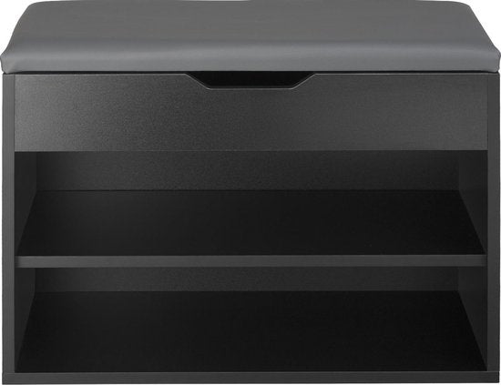 tectake® - Schoenenbank Jasmina zwart SKU: 403615