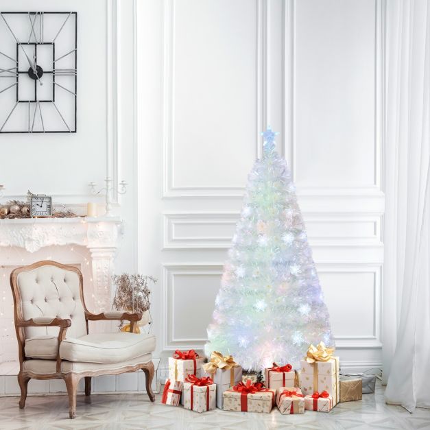 Coast Kerstboom - LED - Glasvezel - Incl. L-gecertificeerde Adapter - 180x79cm - Wit