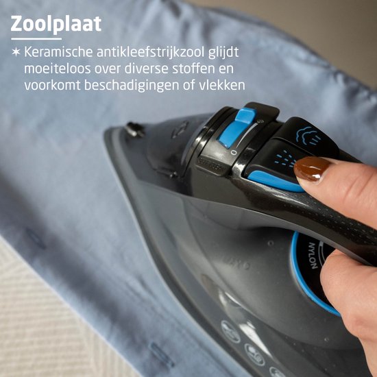 BREND BR-2232 Draadloos Stoomstrijkijzer met Oplaadbasis – Verticale Stoomfunctie, Antikalk en Zelfreinigend – Instelbare Thermostaat – 200W