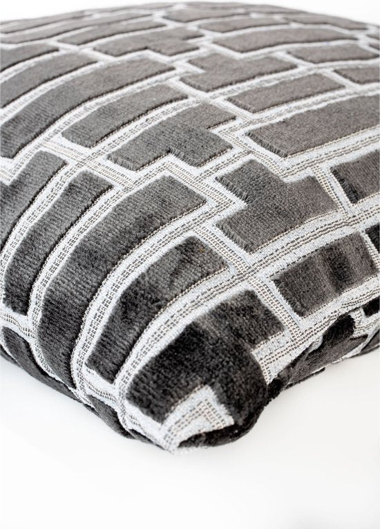Zuiver Scape Kussen 45x45 Denim Zwart