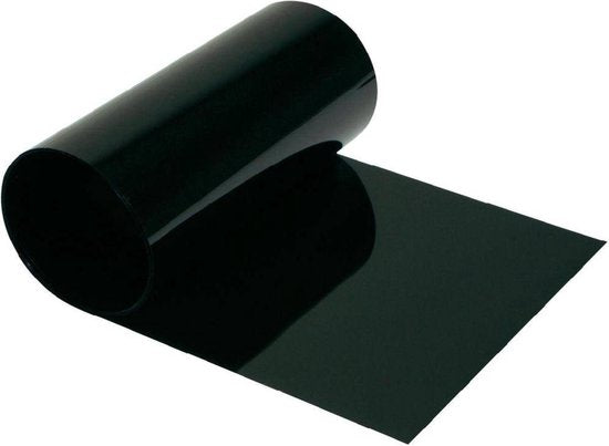 Dunlop Zonwerende raamfolie - zwart - 300 x 76 cm - UV-bescherming - Inclusief mesje en spatel