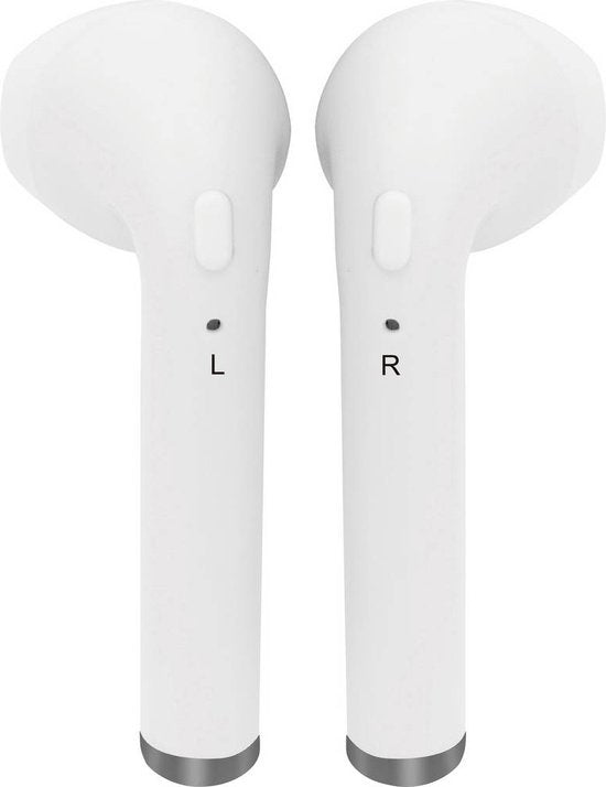 Denver Draadloze Oordopjes met Oplaad Case - Earbuds Wireless - Bluetooth - TWE36 - Wit