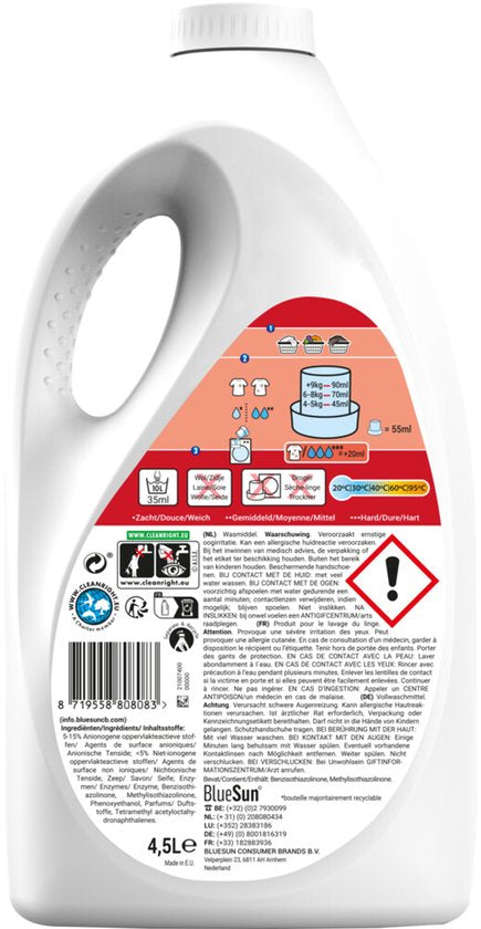 Gama Vloeibaar Wasmiddel Colour 100 Wasbeurten 4,5 liter